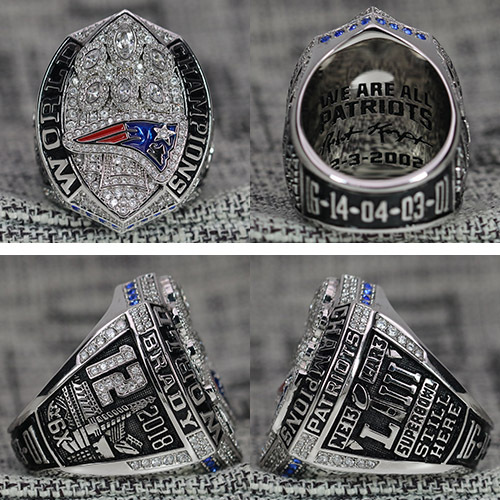 2018 New England Patriots Super Bowl LIII Championship Ring