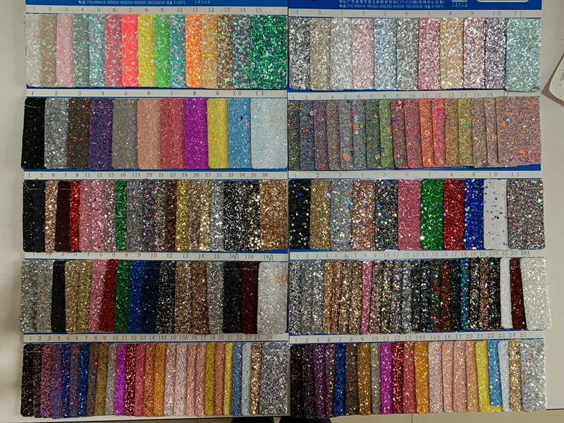 Glitter materials for our shoes and corsets