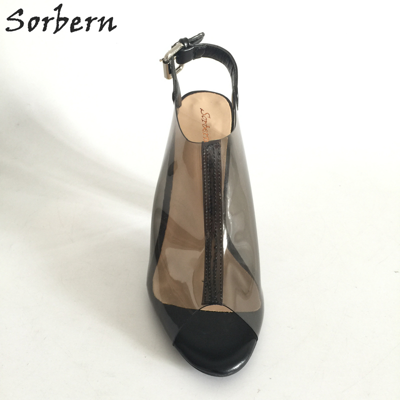 clear slingbacks