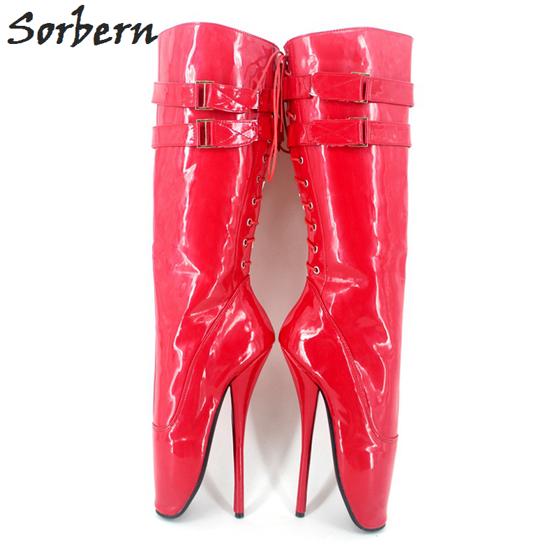 low high heel boots