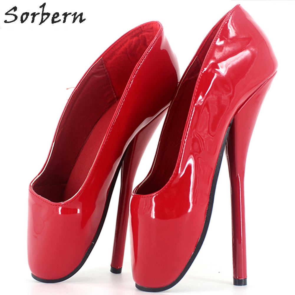 White Chunky Heels Round Toe Women Pump Shoes Custommade