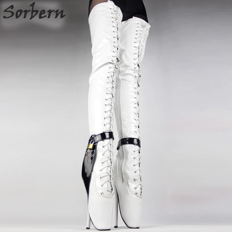 US Size 36-46 Over Knee Boots Ballet 