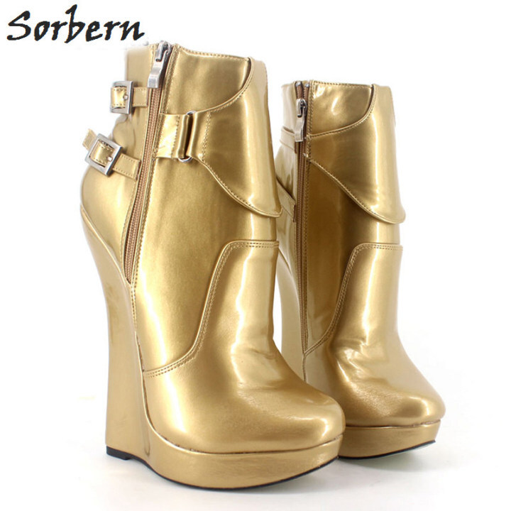 Sexy wedge boots clearance