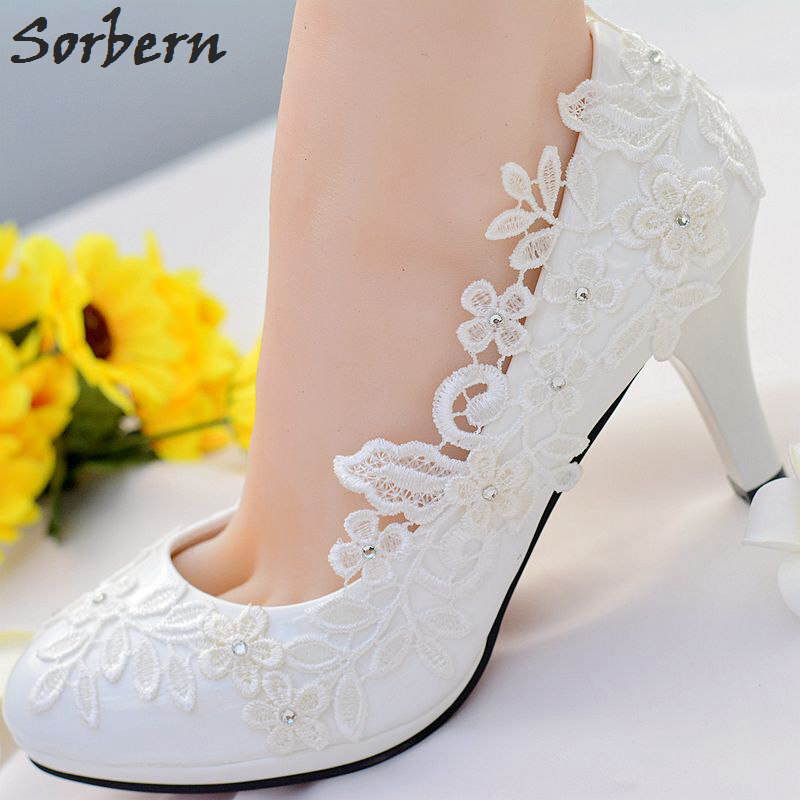 flower bridal shoes