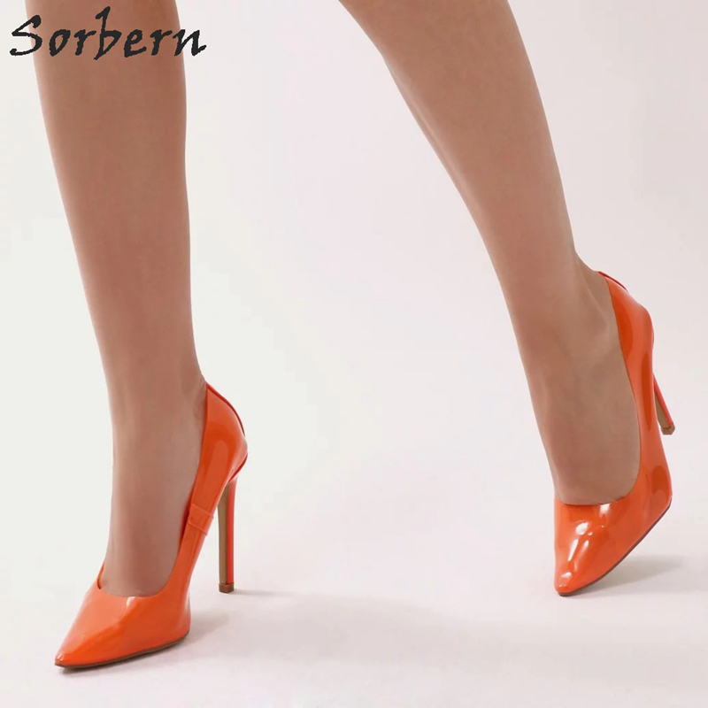 orange court heels