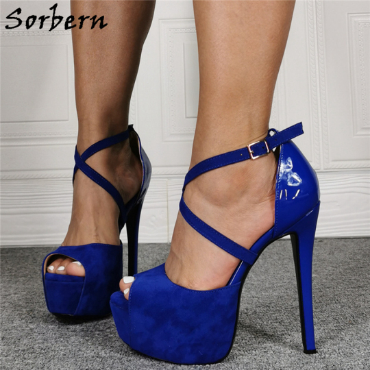 royal blue heels size 11