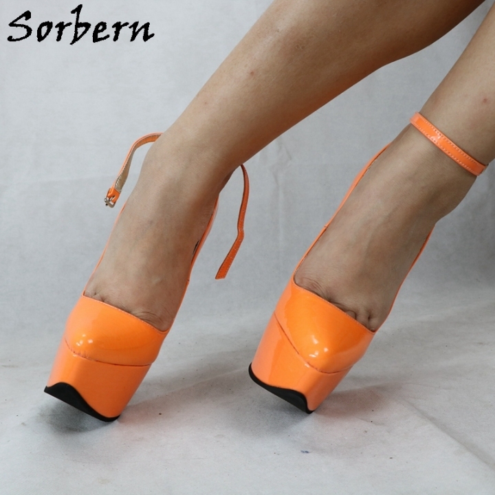 Ankle Straps Neon Orange