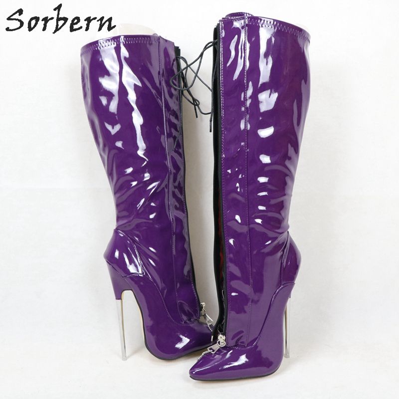 Sorbern Lockable Zipper Women Boots Custom Wide Fit Calf 18Cm Sorbern Lockable Zipper Women Boots Custom Wide Fit Calf 18Cm