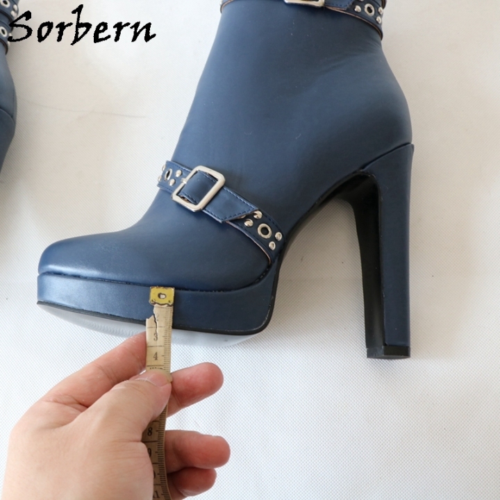 Blue sales ladies boots