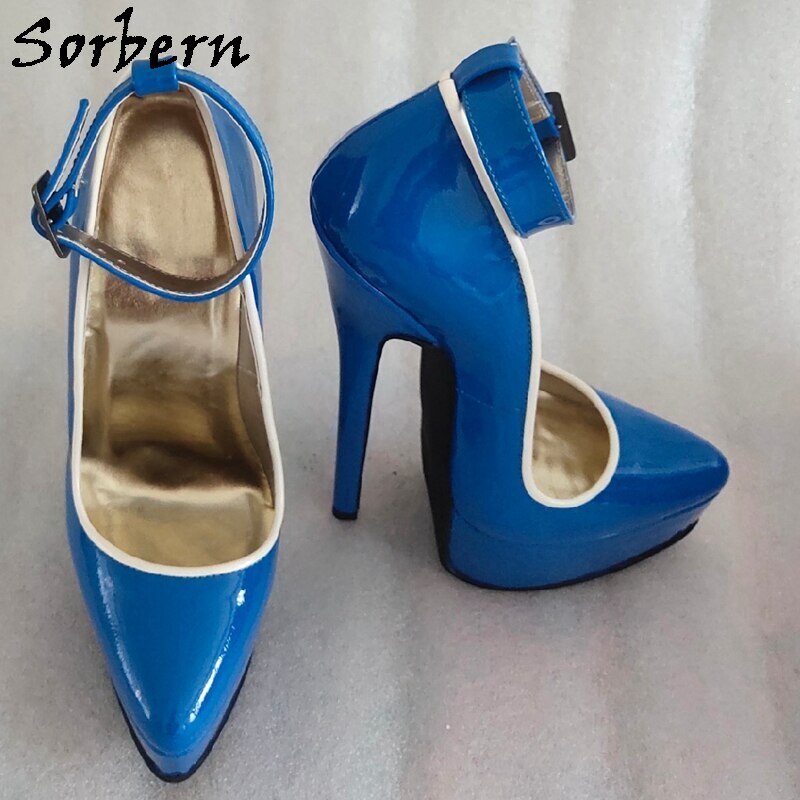 Sorbern Women Pumps Plus Size Unisex Party Shoes Large Size 3646 Slip
