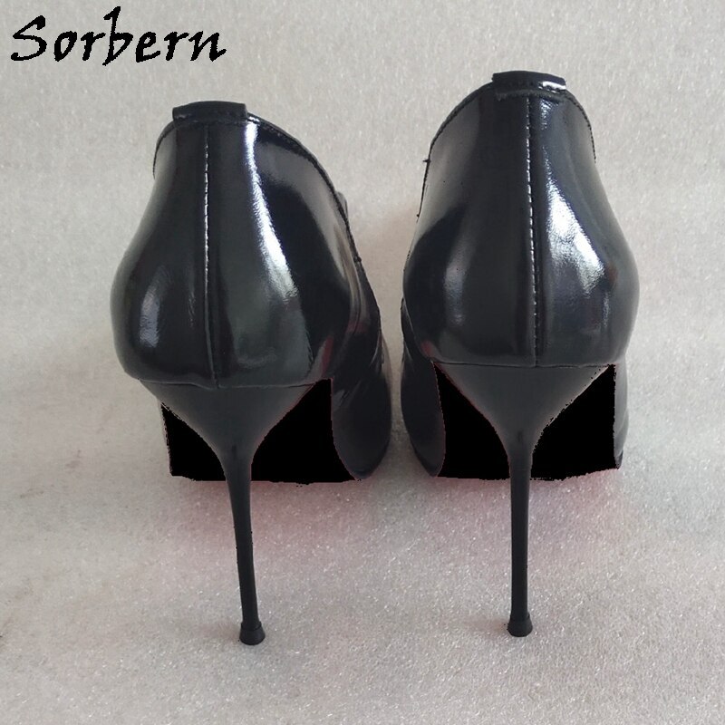 Sorbern Sexy Long Toes Women Pump Steel High Heel Stilettos Slip On Shoes Night Club Footwear Fetish Shoes Ladies Custom Colors