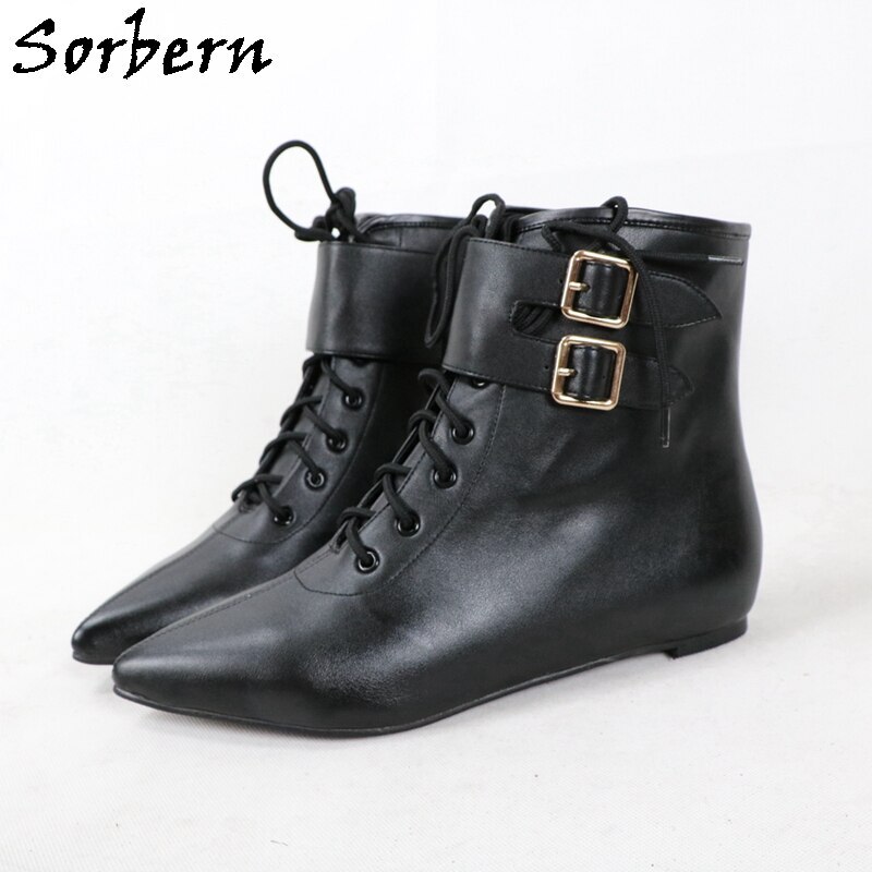 Sorbern Custom Cosplay Boots Women Shoes Low Heels Style Shoes Unisex Big Size Us5-18 Wide Ankle High Boots Custom From Pictures