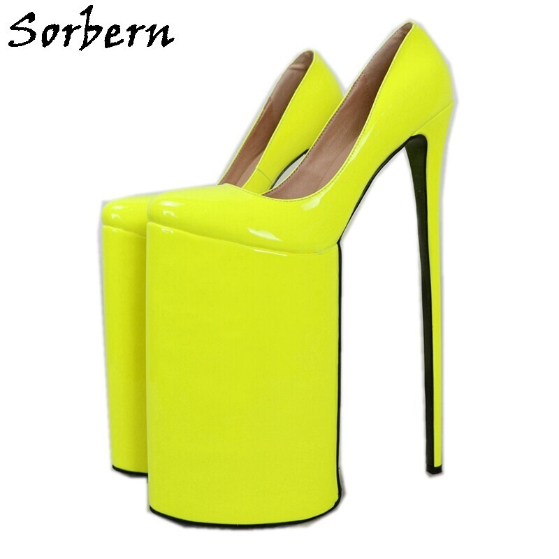 Platform Shoes 12 Inch High Heel Shoes 1/6 Scale High Heel Shoes