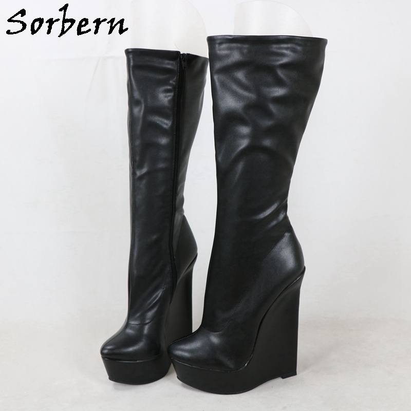 Sexy hotsell wedge boots