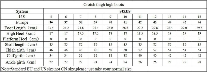 Sorbern Personalized 85Cm Long Boot Women Crotch High Booty Alternative