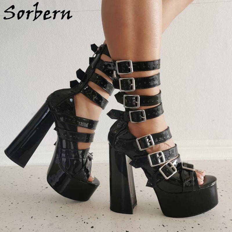 Unbranded Block Heel Casual Gladiator Sandals for Women for sale | eBay