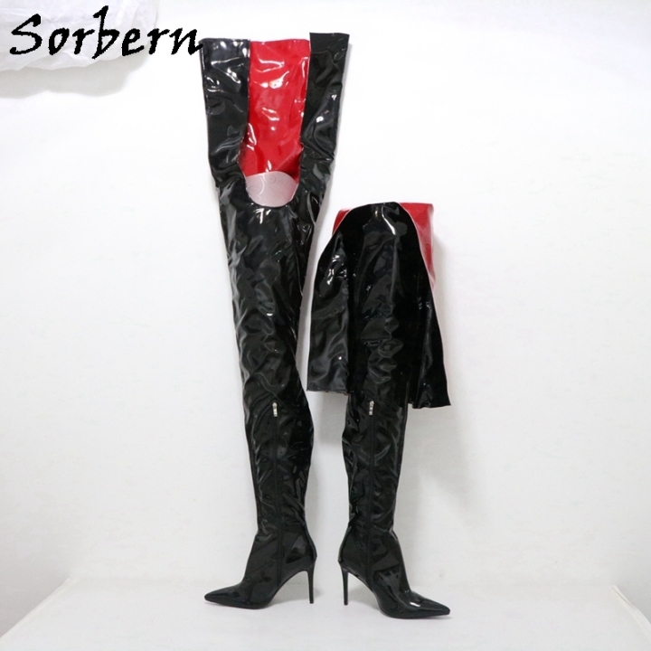 sorbern unisex thigh high boots