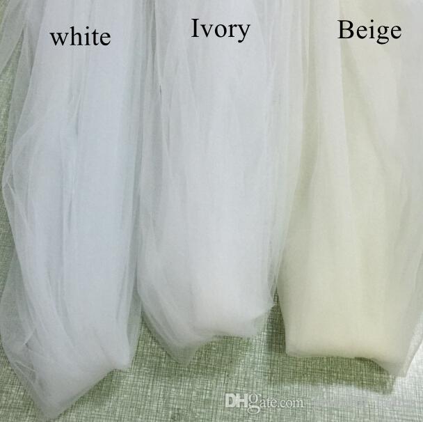 Ivory/White Custom Wedding Veils Cathedral Length Train Wedding Veil With Metal Comb 108 Inch Long Bridal Veils Custom Length 2016 New