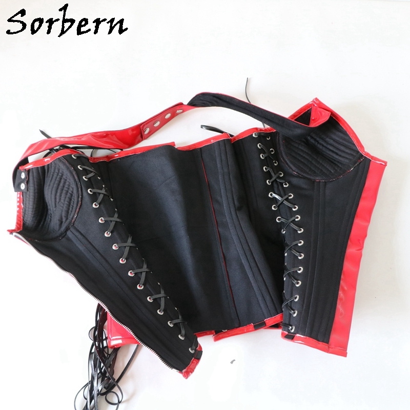 Sorbern Customized Lace Up Corset Cross Strap Neck Bdsm Lacing Strap