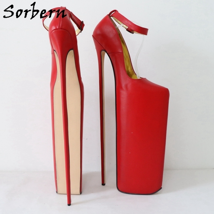 Sorbern 50Cm Extreme High Heel Pumps Women Platform Art Perforance