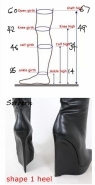 Black Shape 1 heel