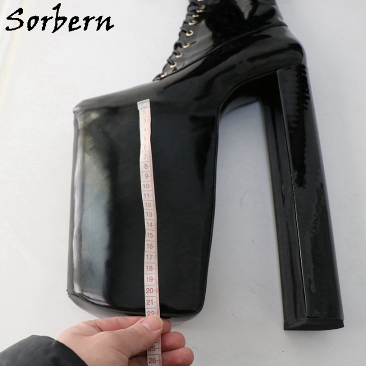 Black Heels Sexy|sorbern 30cm Extreme High Heel Pumps - Unisex Stiletto  Slip-ons With Platform