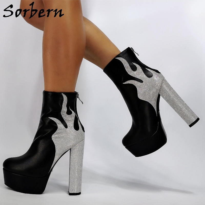 Heels with fire flames sales