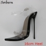 Black 16cm Heel