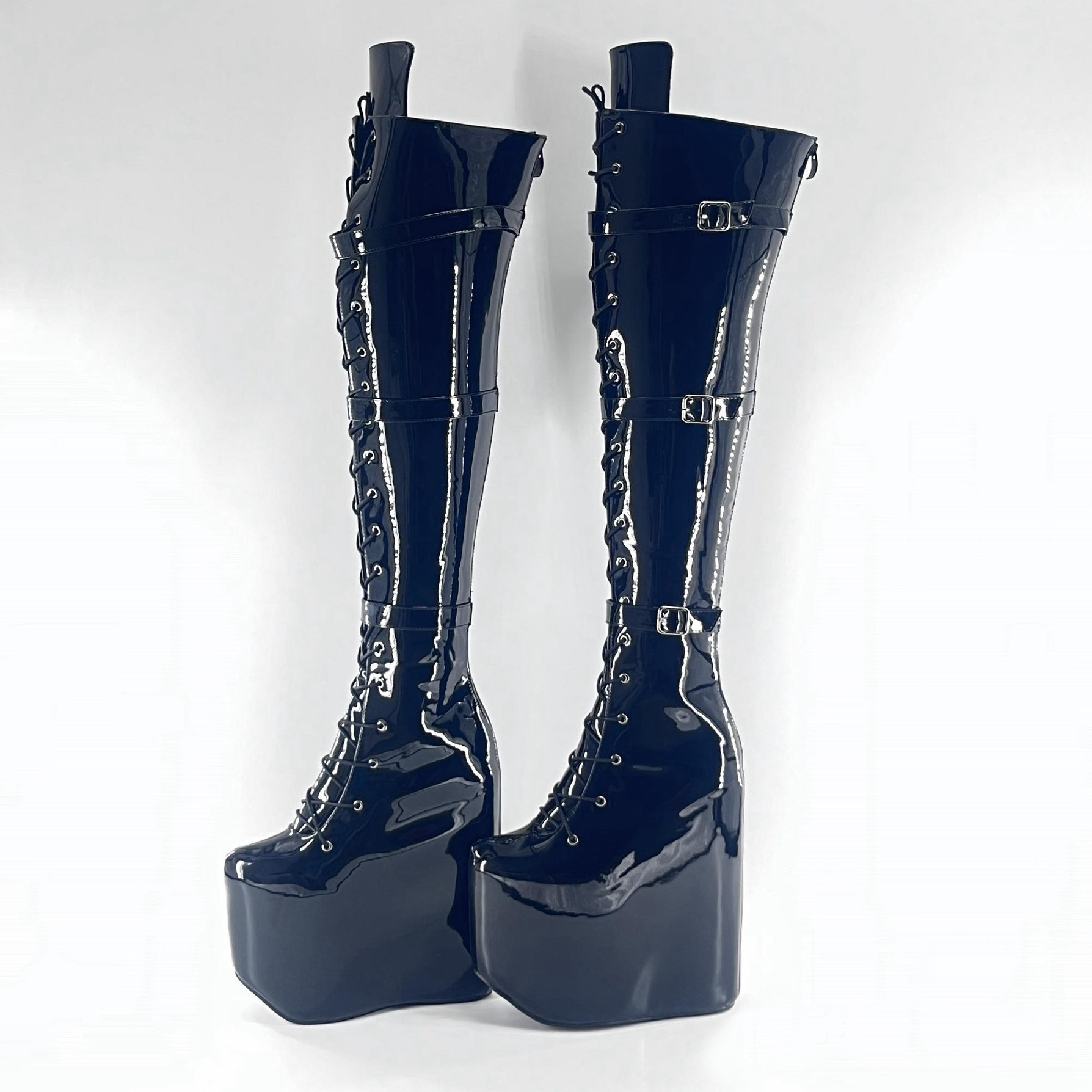 high heel sneaker boot