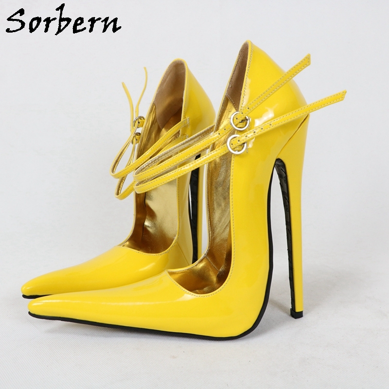 Minimalist Point Toe Stiletto High Heels Shallow Mouth Single Shoes Party  Dress Shoes Elegant Yellow Ladies Pumps Size 41 42 - AliExpress