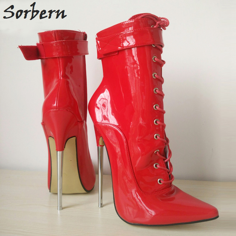 Red elegant Kamden heels - KeeShoes