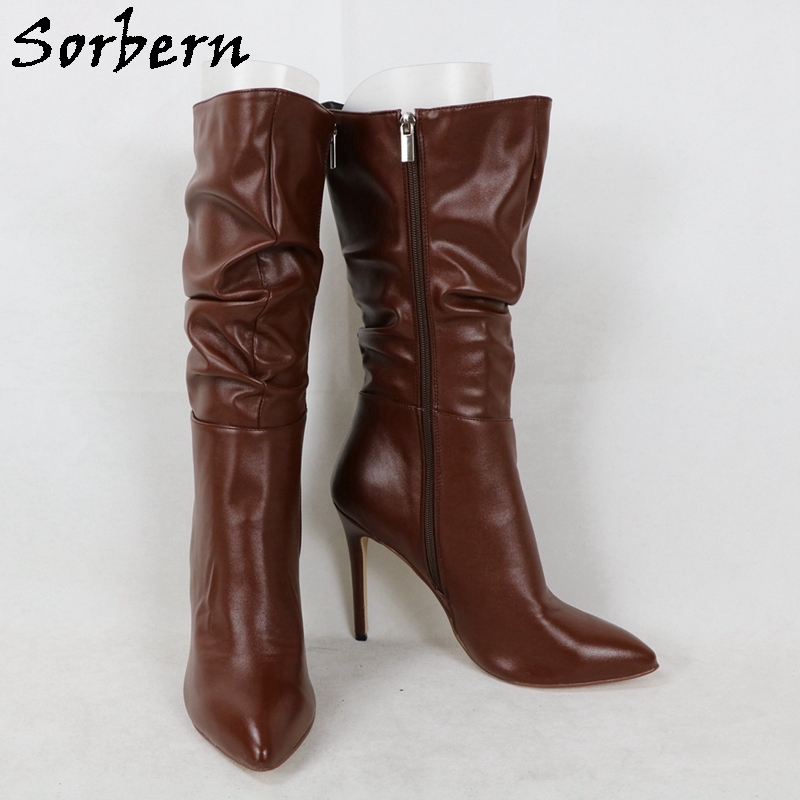 Womens low deals calf boots