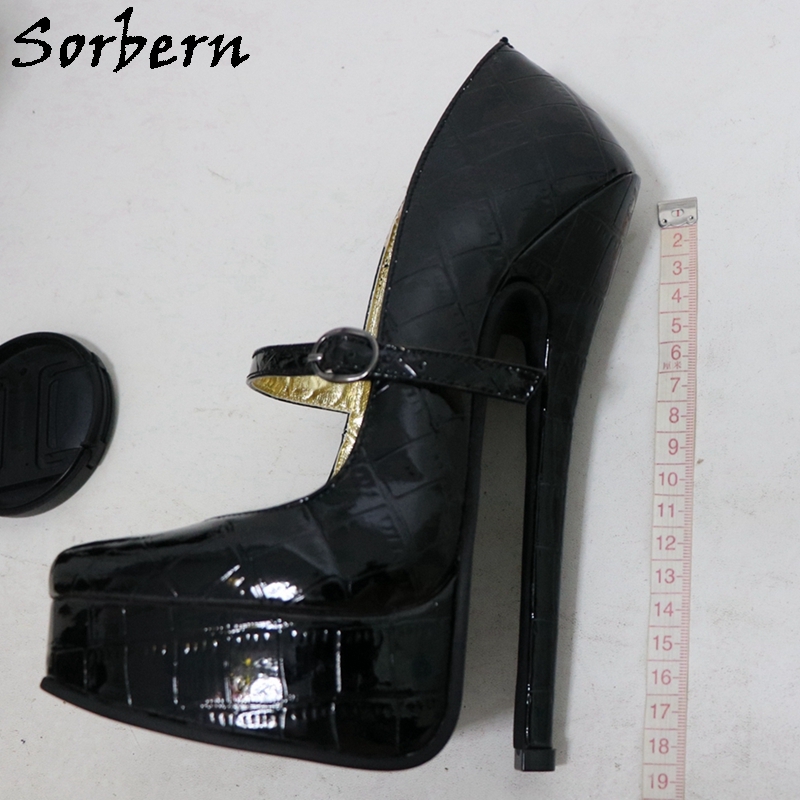 women's 7 inch high heel ankle strap party nightclub high heels pointed toe  shoe | eBay