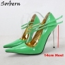 Green 14cm Heel
