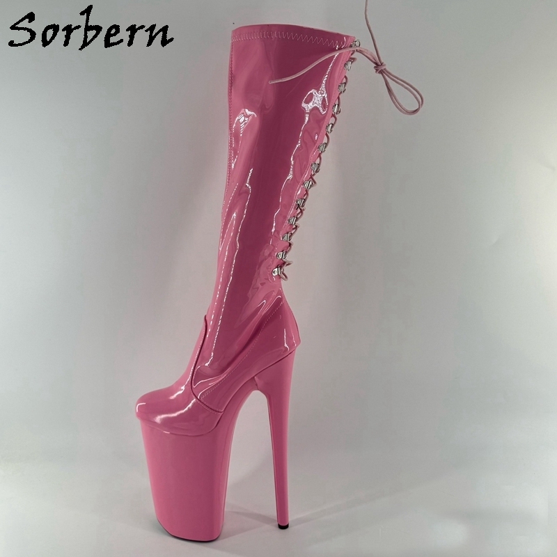 Kiss Rose Gold Ankle Strap Platform Mule 6 Stilettos - Pleaser - Sexy