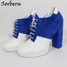 Royal Blue + White