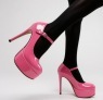 Hot Pink Mary Janes