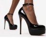 Black Ankle Straps