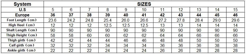 Sorbern Thick 90Cm Super Long Boots Crotch Thigh High Unisex Shoes Pointed Toe
