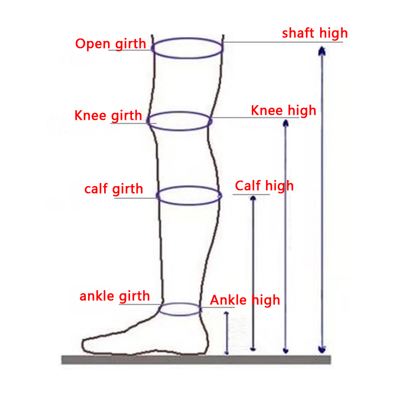 Sorbern Thick Knee High Boots Women 18cm Spike High Heels Custom Calf Size