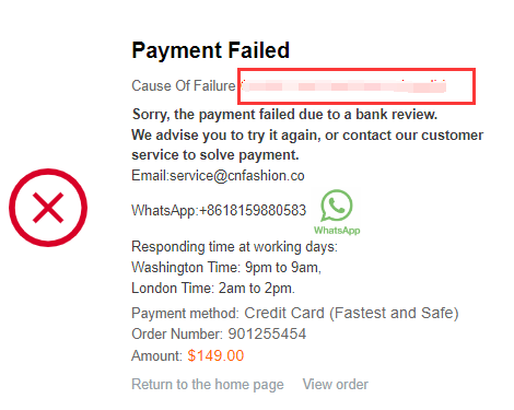How To Fix "Payment Failed"