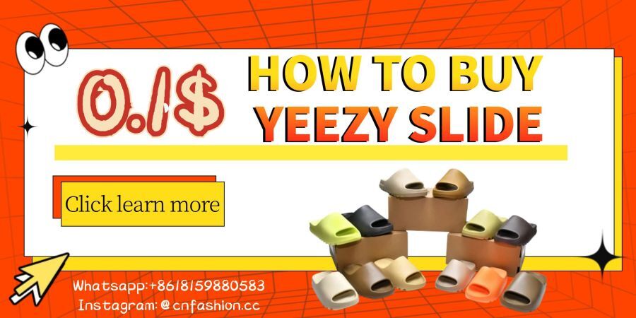 HOW TO BUY 0.1$ YEEZY SLIDE on cnFashion