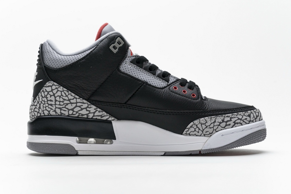 fake jordan 3 black cement