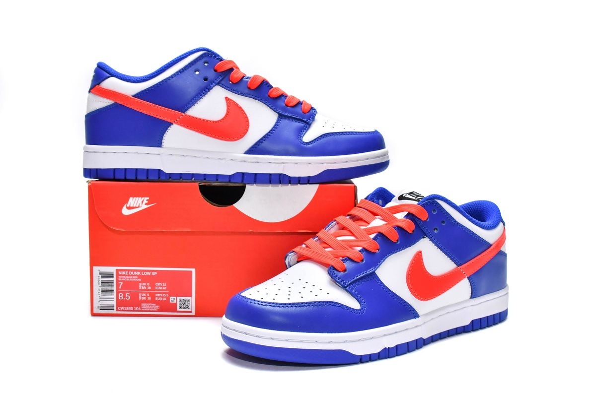 OG Dunk Low Bright Crimson Game Royal (GS) - cnFashion