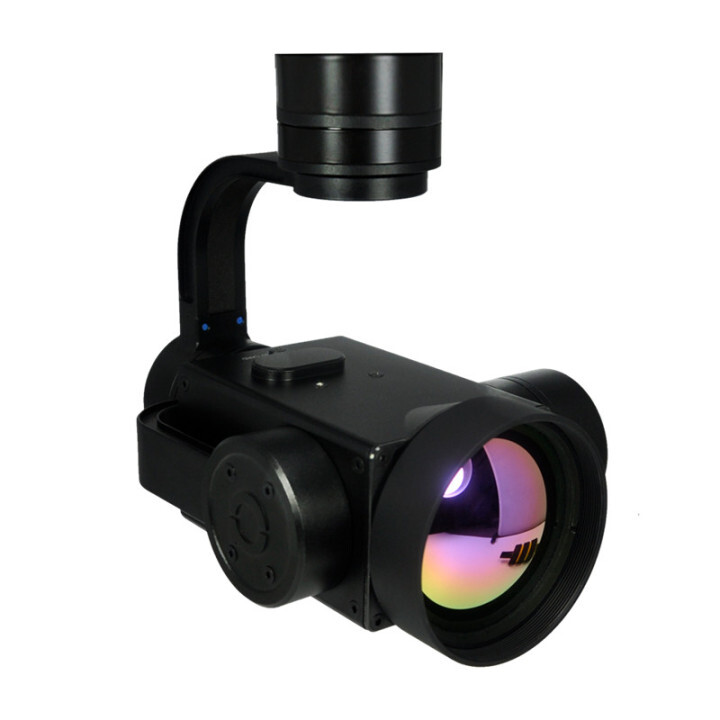 ZIR50T Professional 3-axis High-precise FOC Program with Powerful 50mm Thermal Imager Camera  