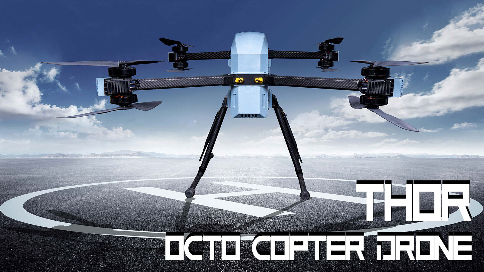 Thor 900 X8 Octo-Rotor drone  