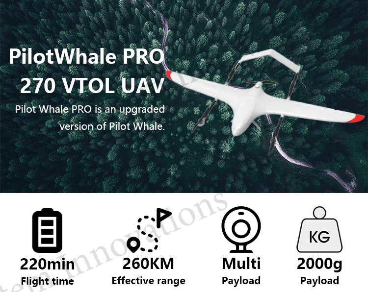 PilotWhale PRO  VTOL  UAV   