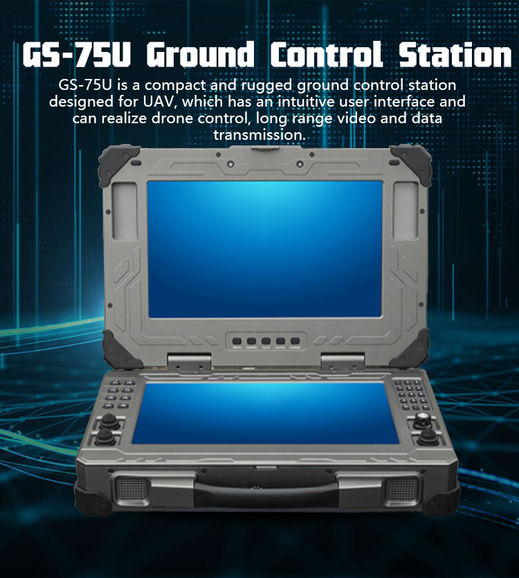 DSTECH GS-75U  Dual-screen touch ground station  
