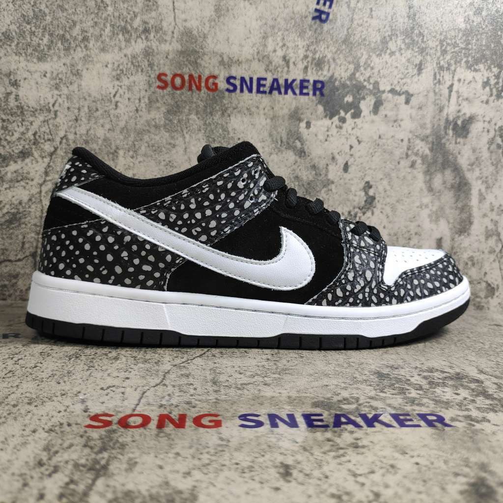 Nike SB Dunk Low Pro ISO Black White - SongSneaker