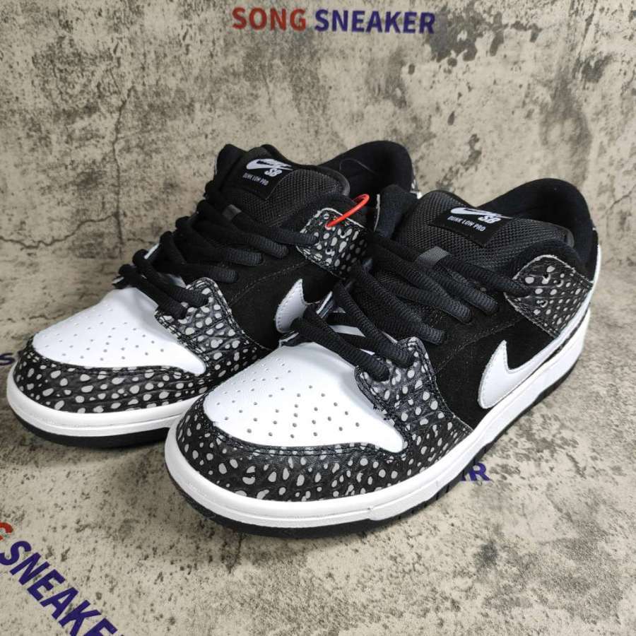 Nike SB Dunk Low Pro ISO Black White - SongSneaker